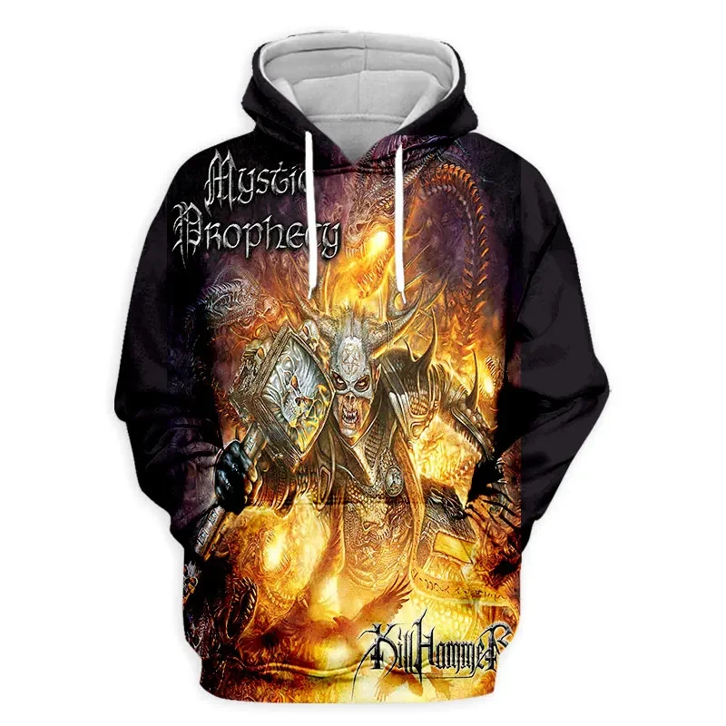 Mystic Prophecy 3D Printed Fashion Hoodies Hooded Sweatshirts Harajuku Hoodie Sweatshirts Tops Clothing for Women/men