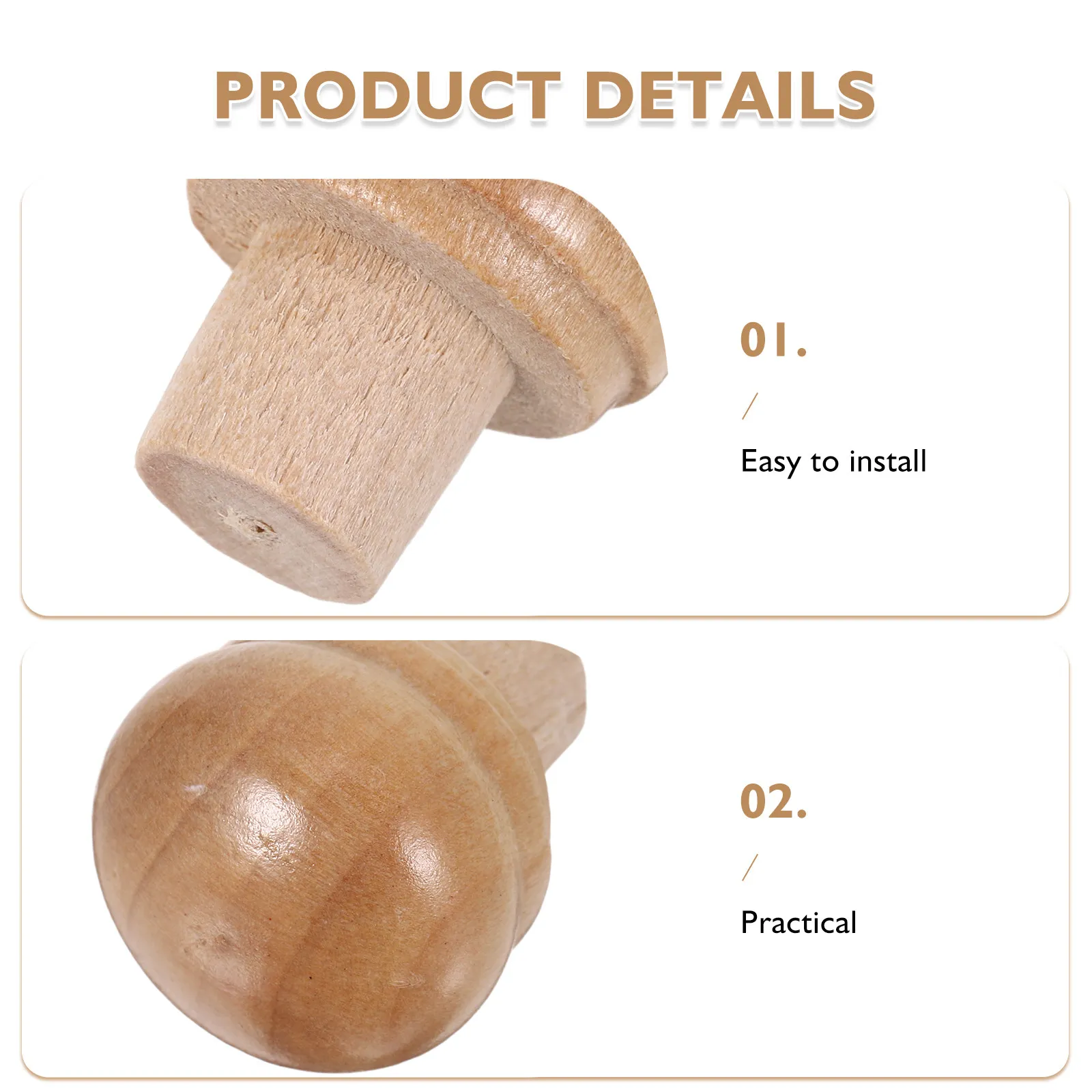 4Pcs Wine Barrel Cork Stopper Oak Barrel Bung Airtight Leak Proof Replacement for Fermenting Beer Whiskey Brewing Accessories