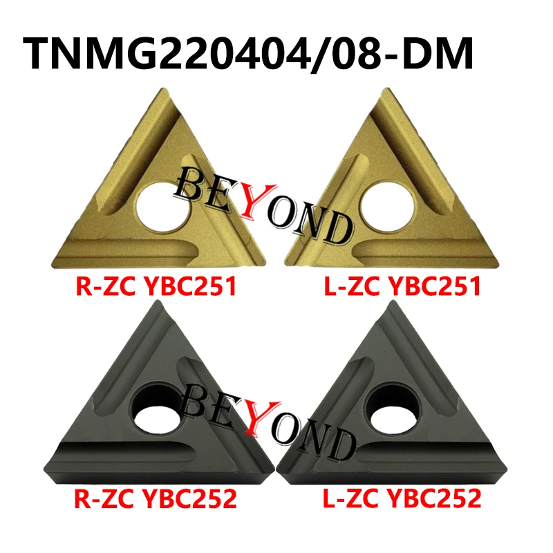 

Original TNMG220404L-ZC YBC252 TNMG220404R-ZC YBC251 TNMG220408R Carbide Inserts TNMG 220404 Lathe Cutter TNMG220404 For Steel