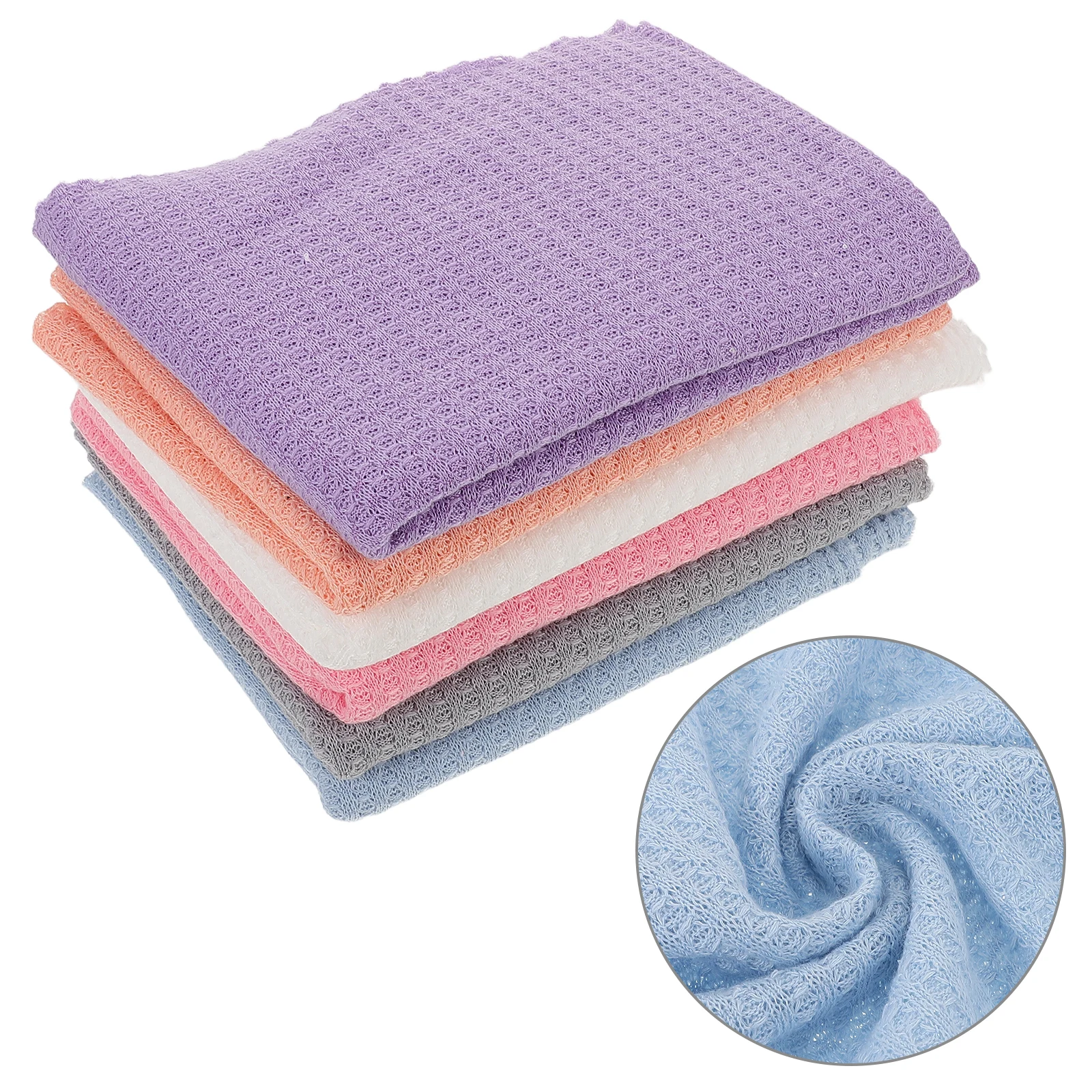 

6 Pcs Photography Scarf Newborn Wrap Blanket Swaddle Swaddles for Newborns Light Wraps Polyester Spandex Props