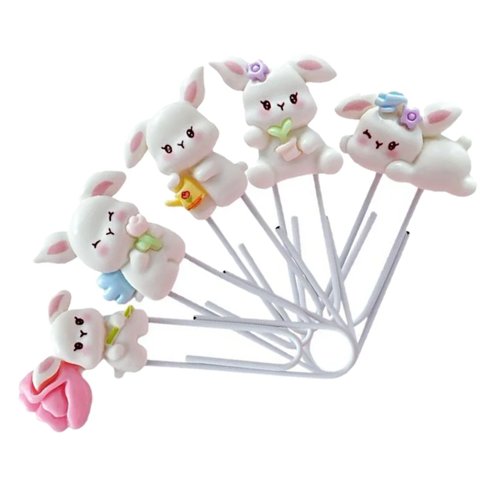 

Paperclip Clips Cute Easter Decoration Bunny Stationery Metal Bookmarks Office School Supplies Adorable Shaped