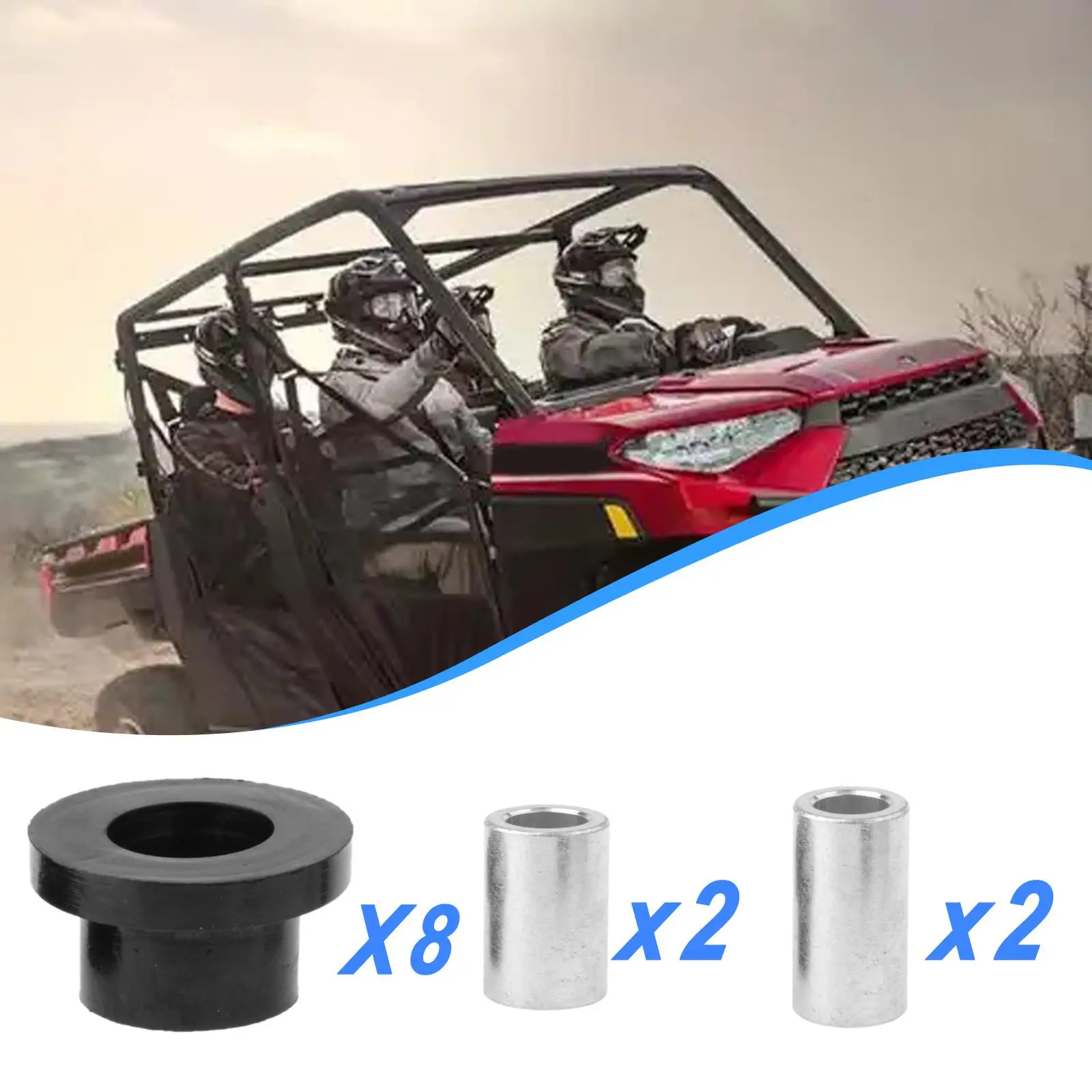 

Shock Absorber Bushings Kit Replacement Repair Parts Enhanced Suspension