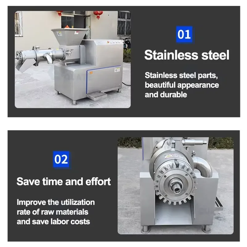 2026 Multifunction Industrial Fish Meat Separator Machine Poultry Chicken Meat Processing Deboner Equipment