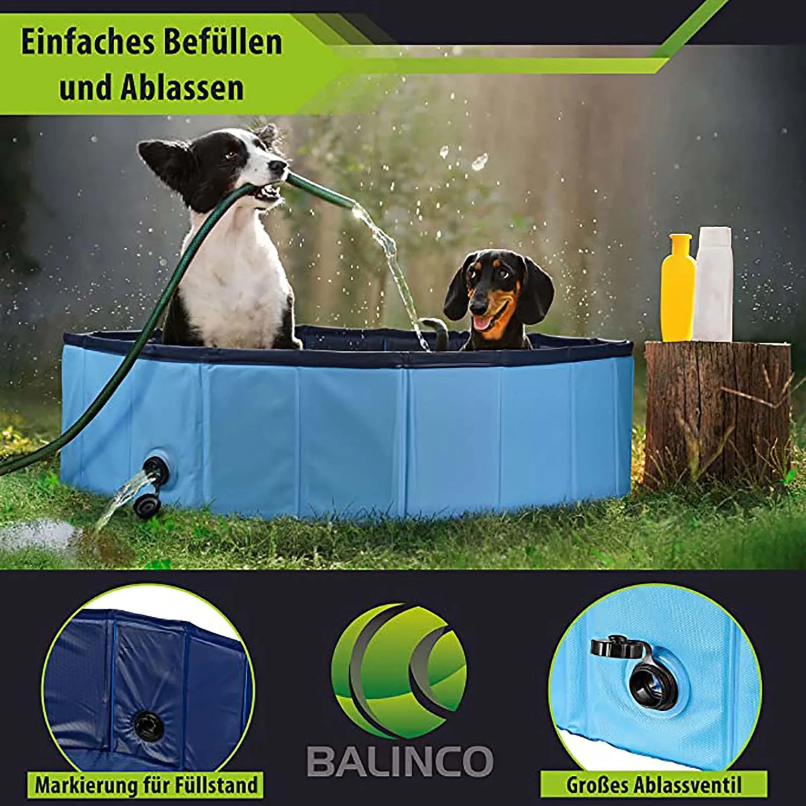 Bule-bañera plegable para mascotas, piscina plegable móvil para perros grandes/pequeños, piscina de arena para gatos, suministros portátiles de limpieza para mascotas