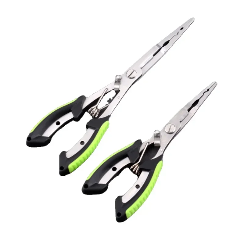 

Stainless Steel Lengthened Straight Fishing Pliers Multifunctional Fishing Clippers Compression Lead Lua Pliers Fishing Tools