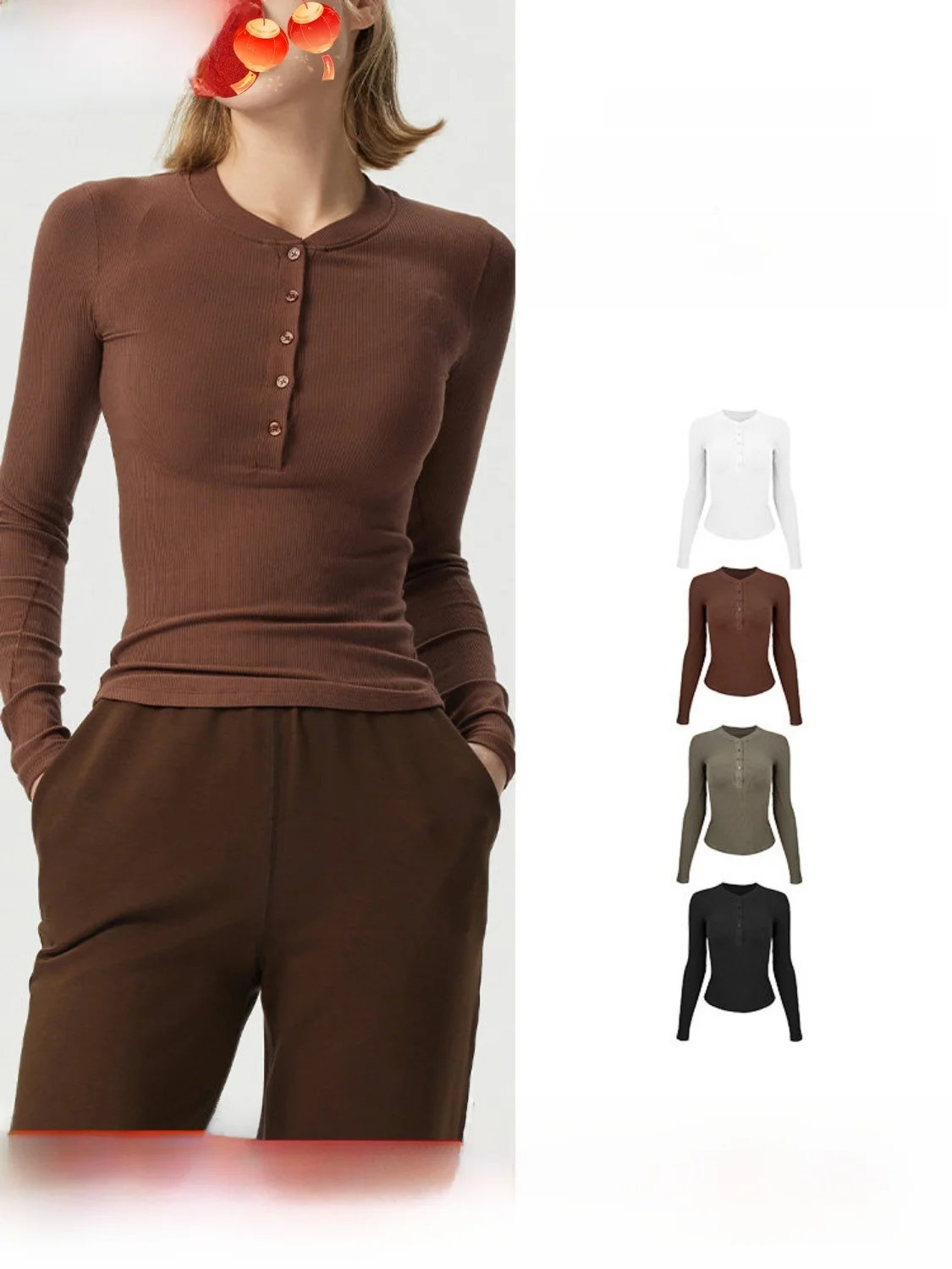 

Женская облегающая одежда для йоги Ele Color Fitn: Длинный дышащий повседневный спортивный топ-футболка