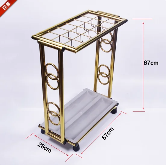 

Thickened stainless steel lock-free umbrella rack Hotel supermarket long umbrella short umbrella multifunctional umbrella home s