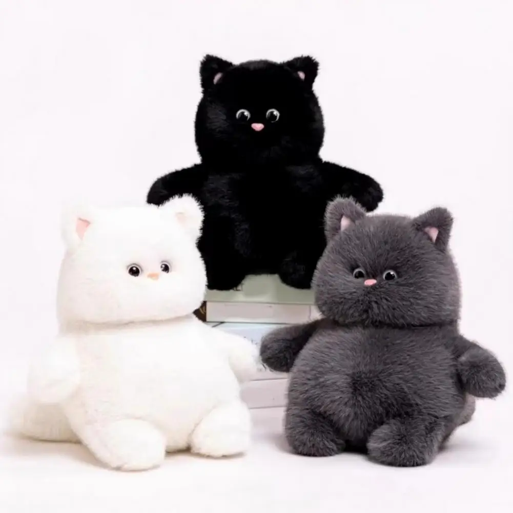 

Adorable Stuffed Adorable Plush Cat Doll for Home Decor Kids Gift Soft Stuffed Toy for Sofa Bedside Cute Simulation Cat Plushie