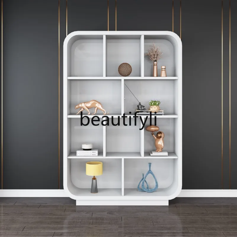 

White paint file filing cabinet office furniture boss bookcase simple modern floor cabinet
