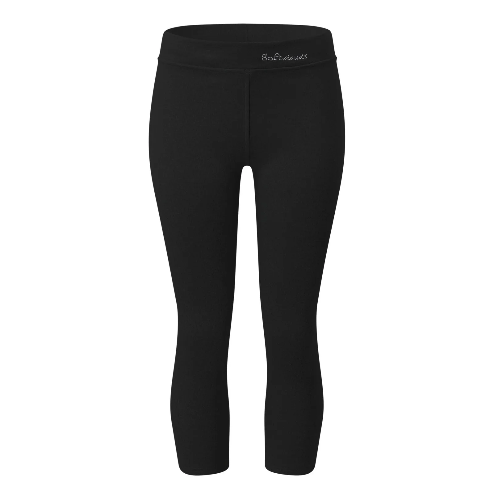 Outside Wear Women's Legging Women's Casual Solid Color Simplicity Trousers Elastic High Waist Thermal Capris Workout Trousers