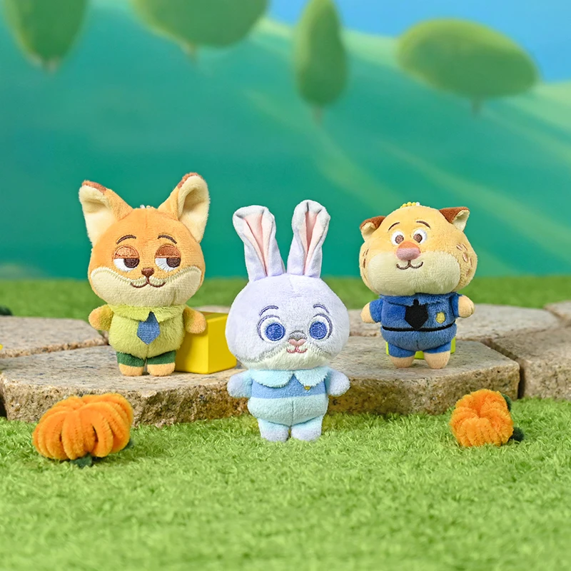 Disney Zootopia Stitch Angel Kawaii pluche pop cartoon gevulde anime sleutelhanger hanger riem speelgoed kerstcadeau voor kinderen jongens