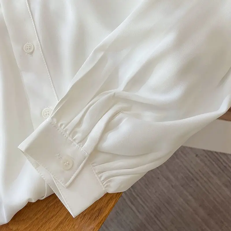 Women Clothing Autumn New Chinese Style Top Tee Female Fashion Embroidered Turn-down Collar Long Sleeve Blouse Simplicity Shirts