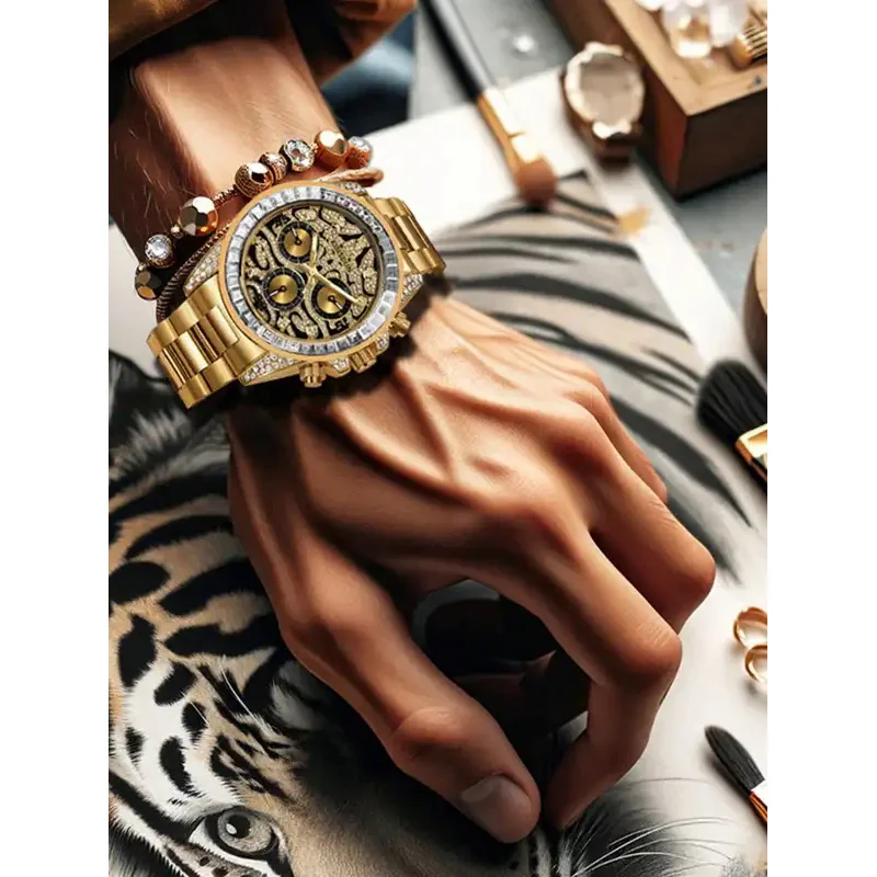 New men quartz watch retro luxury business Classic limited edition steel band man quartz wrist watches