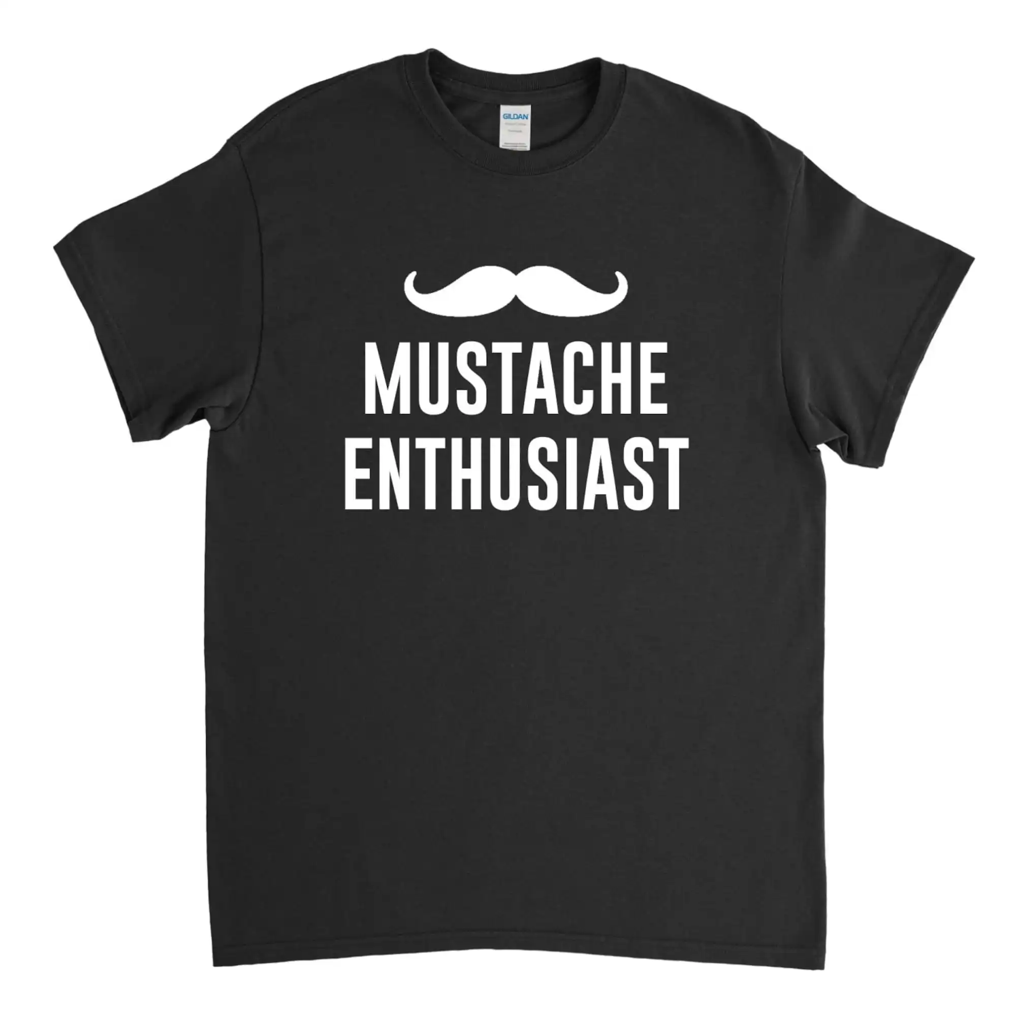 Mustache Enthusiast,Mustache Shirt,Mustache Lover,Boyfriend Gift