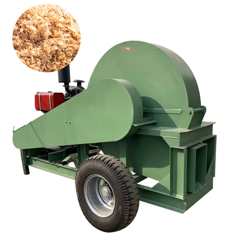 

Diesel Wood Crusher Machine Hammer Mill Crusher Price Wood Chipper Grinder Mobile Wood Cutting Crusher Sawdust Making Machine
