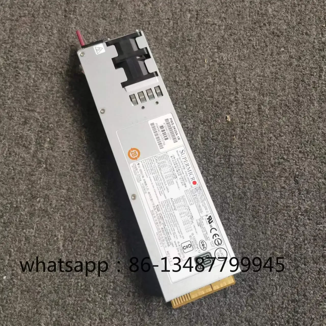 

4029GR-TRT Серверный резервный модуль питания Ultra Micro PWS-2K05A-1R 1U