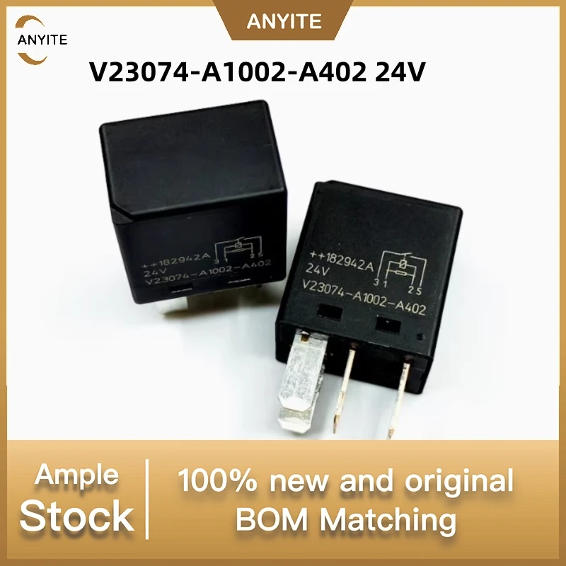 5PCS/lot  V23074-A1001-A402 12v     V23074-A1001  V23074-A1002-A402 24V    V23074-A1002  4pin