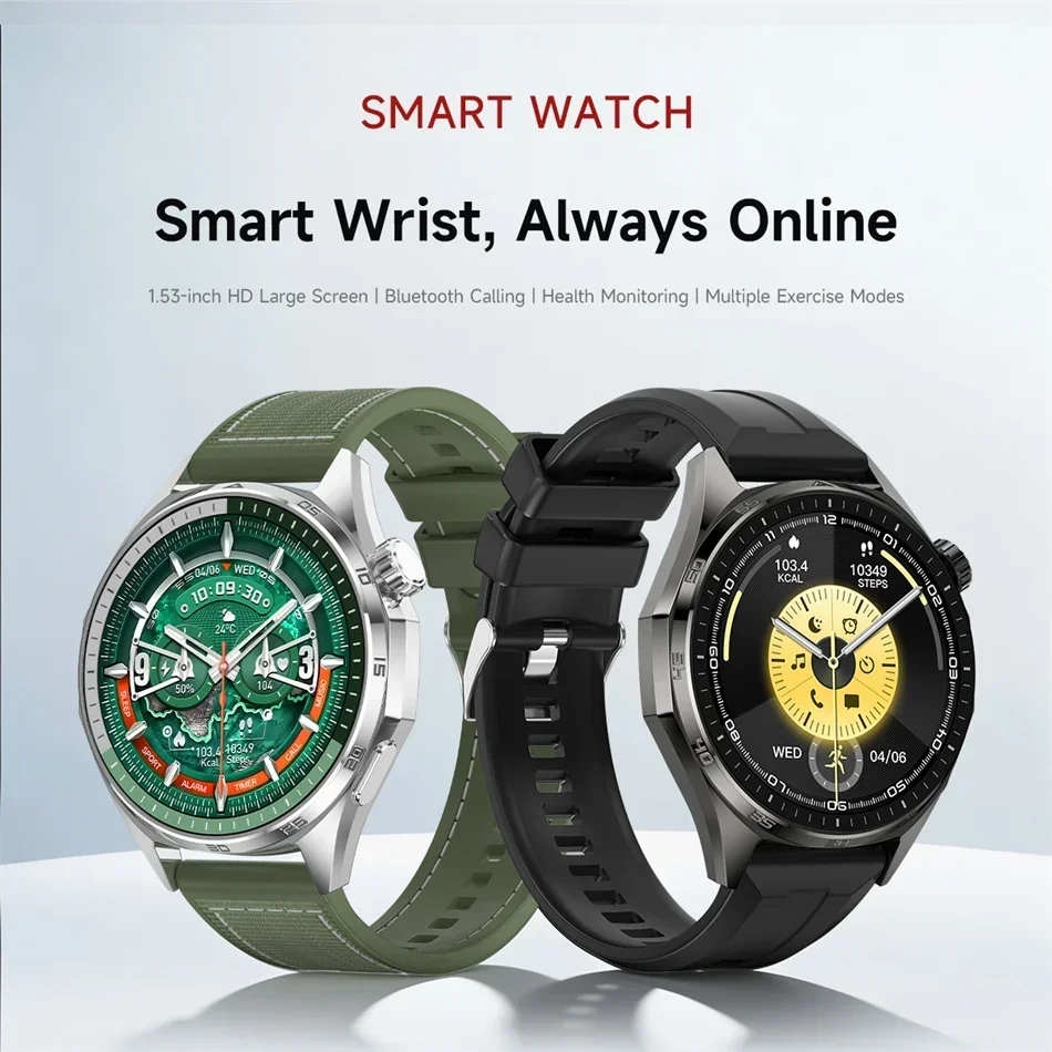 Smart Watch Uomo Nfc Gps Cardiofrequenzimetro Monitoraggio Salute_voghion.com