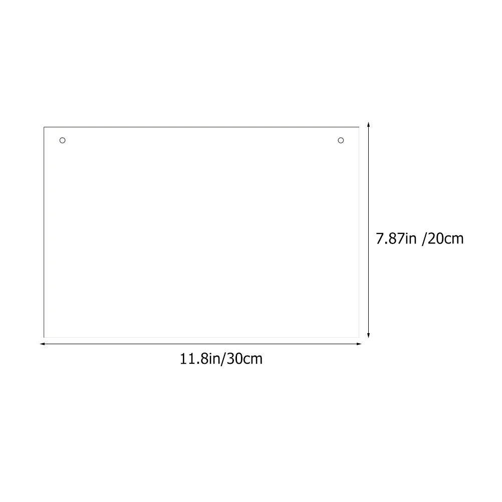 Clear Acrylic Magnetic Calendar Board Planner Schedule Fridge Magnet Dry Erase Boards For Home School Office Message Menu