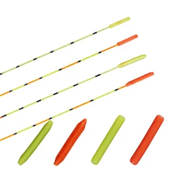 10Pieces/lot Fishing Float Tail Rubber Beans Indicator Bright Visual Bobber Tail Indicator High Quality Fishing Tool Accessories