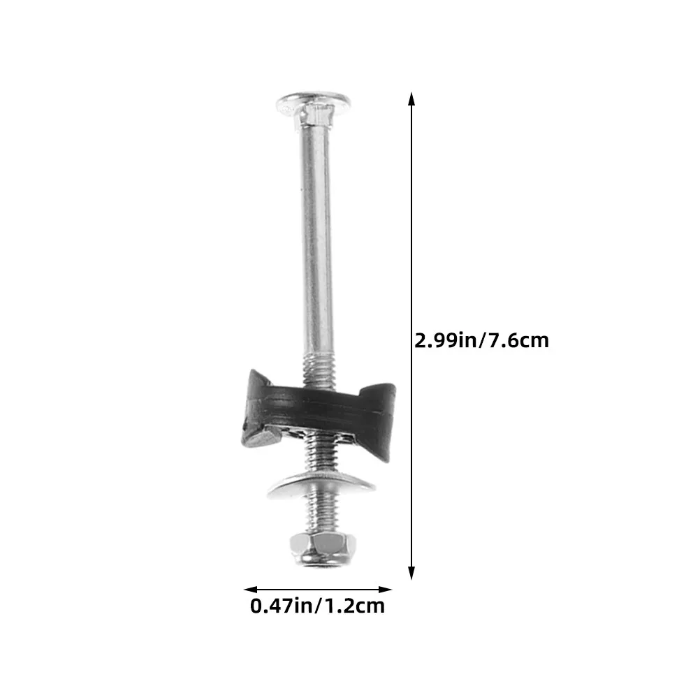 14Pcs Galvanized Steel Trampoline Screws and Bolts Set Heavy Duty Rust Resistant Frame Fixation Screws for Outdoor Indoor Jump