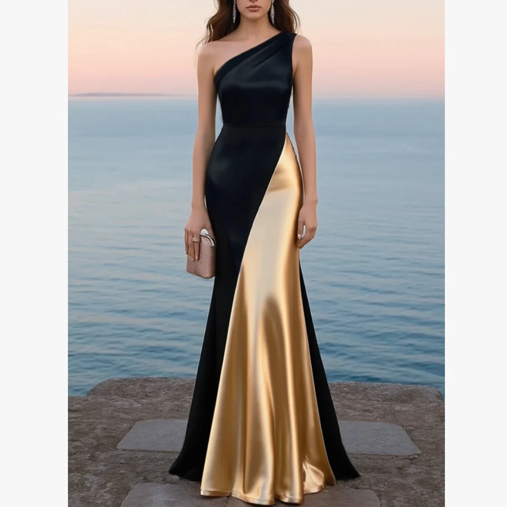 

Customized Contrast Color Long Evening Dresses for Special Occasions Floor-Length Mermaid Women Gala Prom Party Gowns 2026