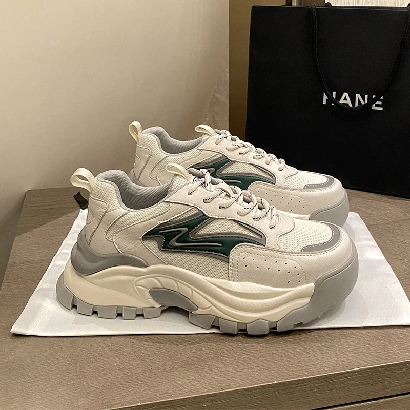 

Brand Women Vulcanized Shoes Sneaker Platform for Women Adds Height Designer Breathable Outdoor Original Women Sneaker Walk