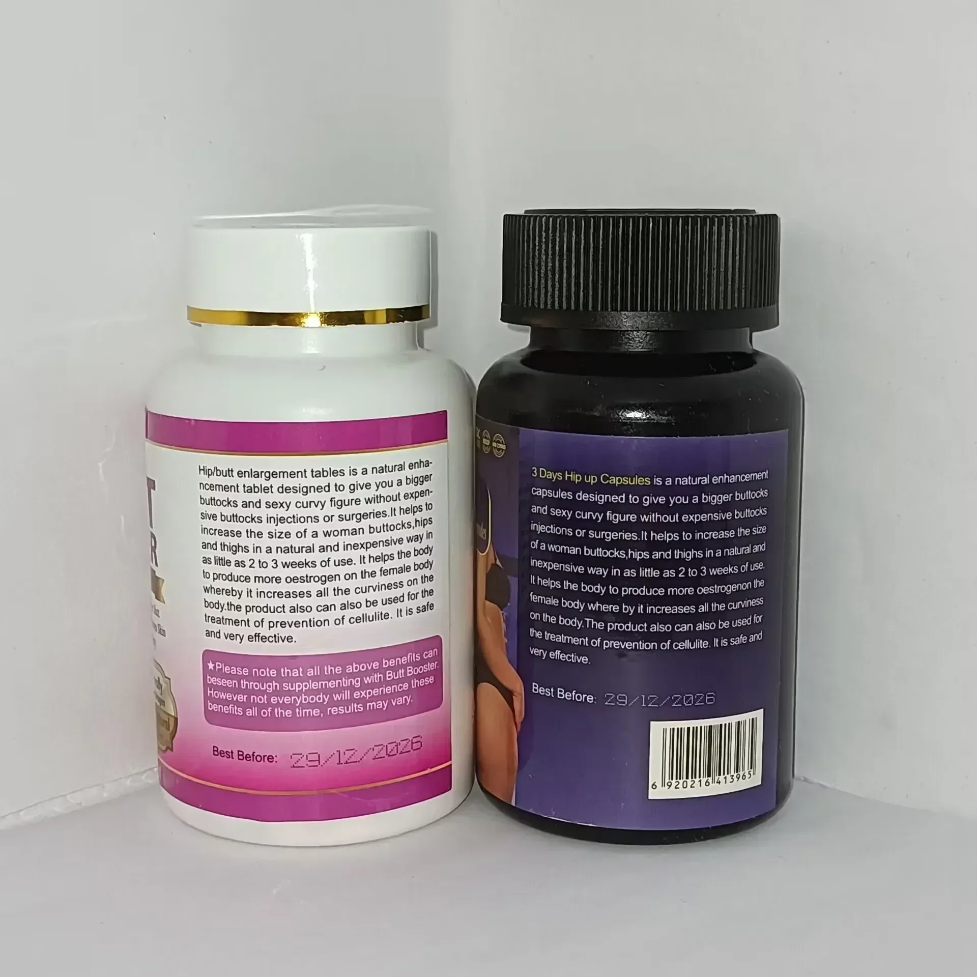 2 bottles of hip lifting capsule health food