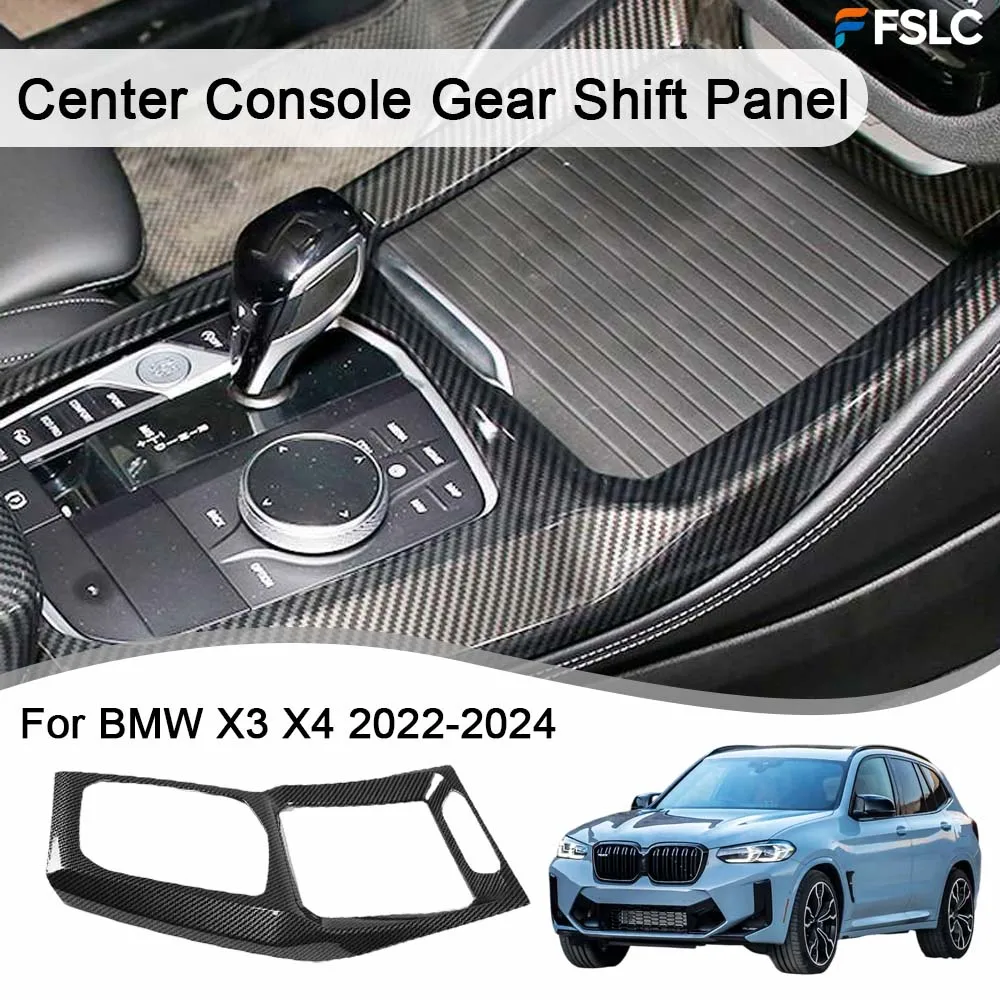 

Car Interior Decoration Center Console Gear Shift Panel For BMW X3 X4 2022-2024 Cars Accessories Upgrade Modify A Car