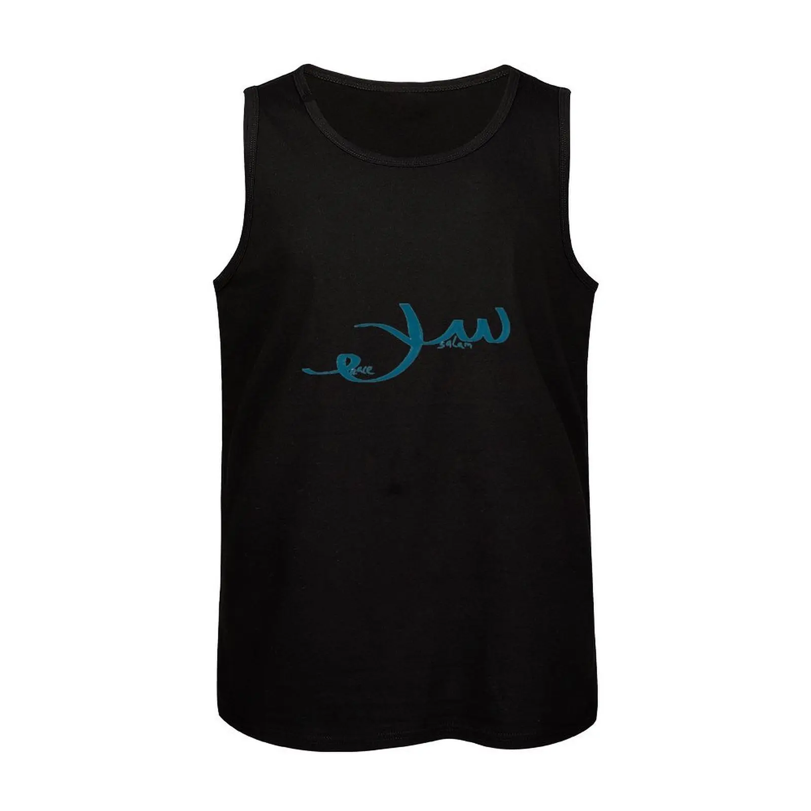 Salam - 그린 탱크탑 남성용 민소매 티셔츠 티셔츠 체육관 남성용 민소매 셔츠