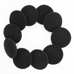 폼 이어 패드 교체 쿠션, 고품질 이어폰 스폰지 커버, 18mm-80mm, 100 개