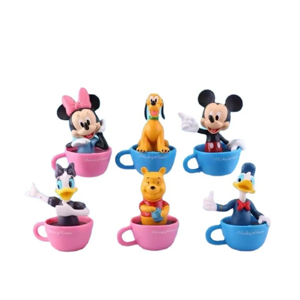 Popularny Mickey Minnie Donald Daisy Pooh Bear Ulubiona ręcznie robiona figurka dla dzieci Znakomita dekoracja pulpitu