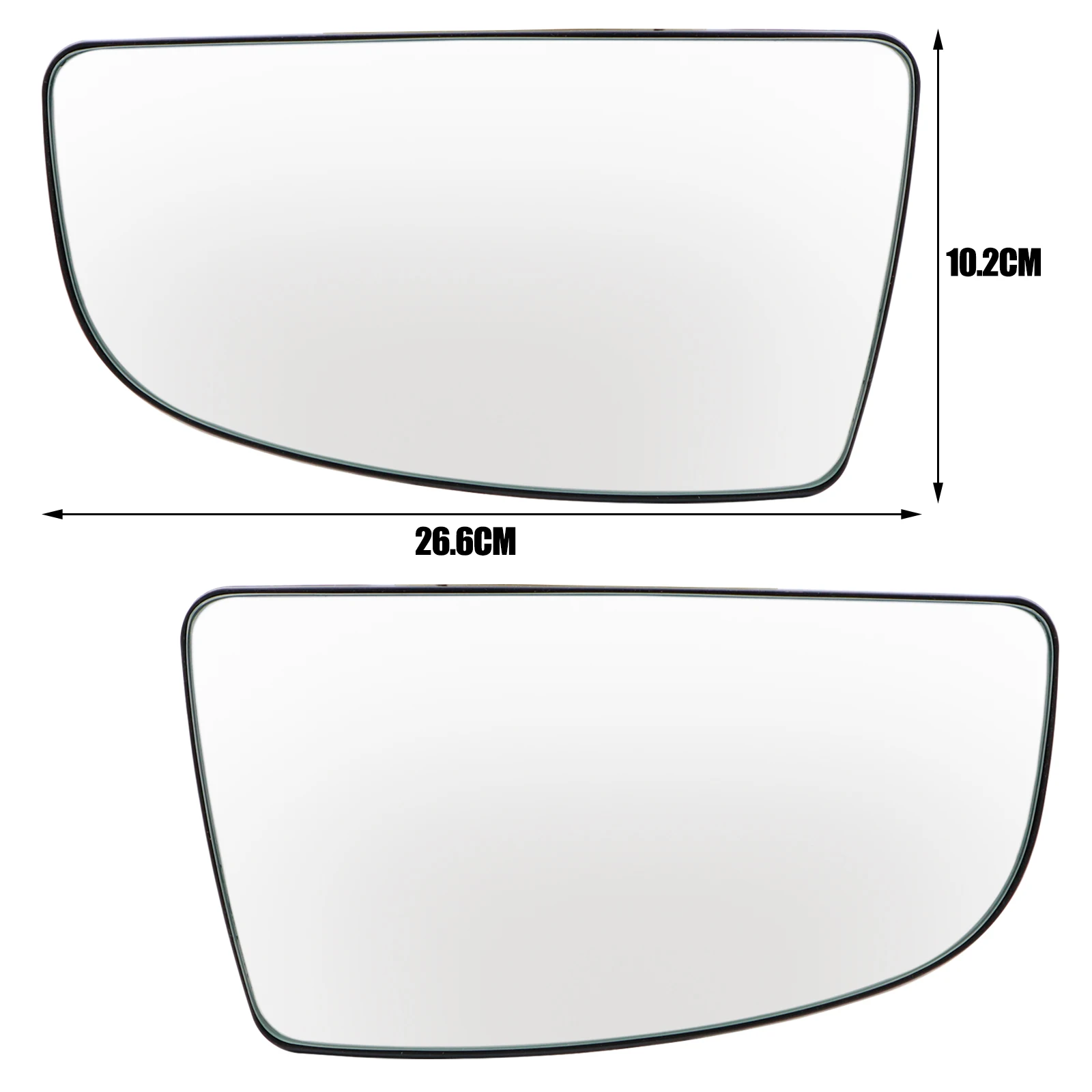 Car Side Mirror Glass Rearview Convex Wide Angle Lower Left Right For Ford Transit MK8 2014-2022 Tourneo 150 250 350 2015-2022