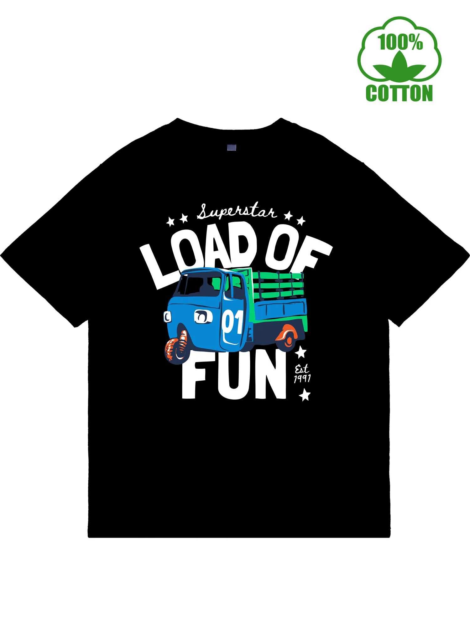 

Load of Fun Classic Men's T-Shirts Short Sleeve Crew Neck t Shirts for Men, Pure Cotton Men's T-Shirt