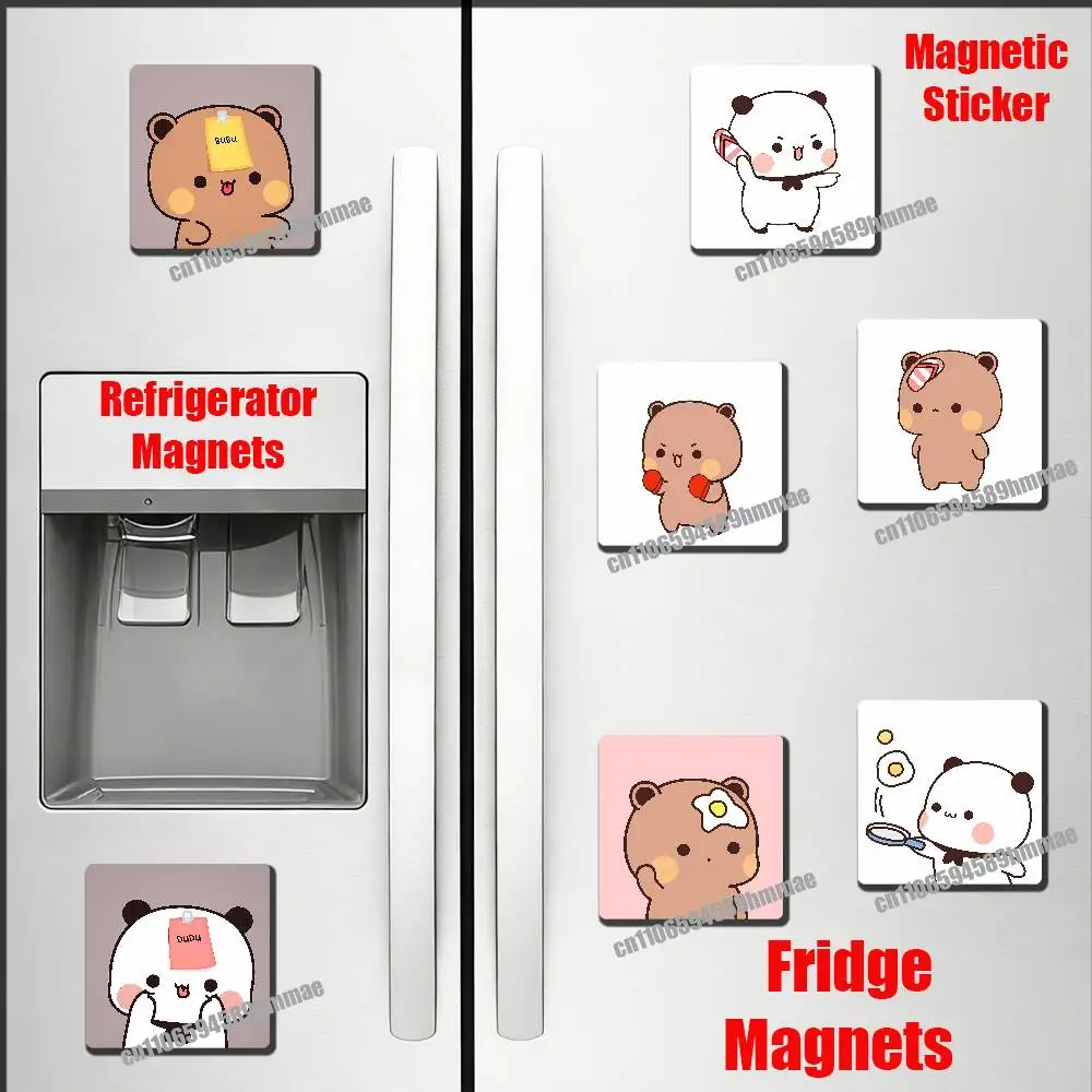 

For Metal Cabinet Magnetic Sticker Cover Home Cartoon Bubu Dudu Cute Fridge Freezer Refrigerator Magnets