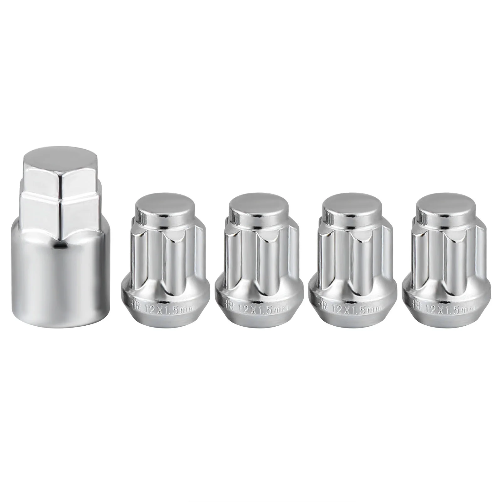 

4pcs Wheel Lug Nut Locking Car Wheel Nuts Anti Theft Nuts with 1pc Sleeve Locking Nut Wheel Lock Nut Car Nut