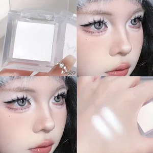Baki eyeshadow putih matte, monokrom, cerah untuk riasan halus yang tahan lama, sebagai sorotan, untuk semua warna kulit 8 palet eyeshadow penjualan terbaik - №