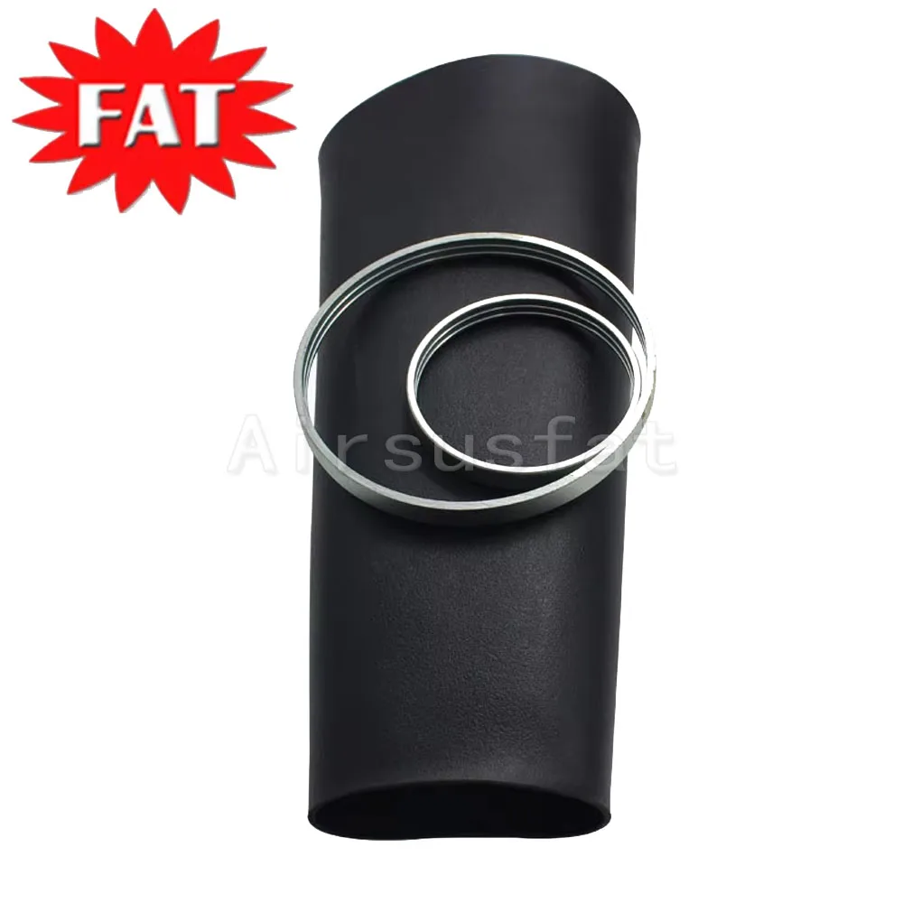 Airsusfat Front Air Suspension Spring Rubber Sleeve & Crimping Rings For Range Rover L322 2002-2009 RNB000740G RNB000750G