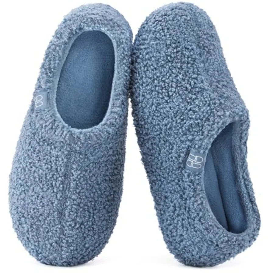 

Женские тапочки-лоферы HomeTop с пушистым ворсом, эффектом памяти и подкладкой из поларфлиса