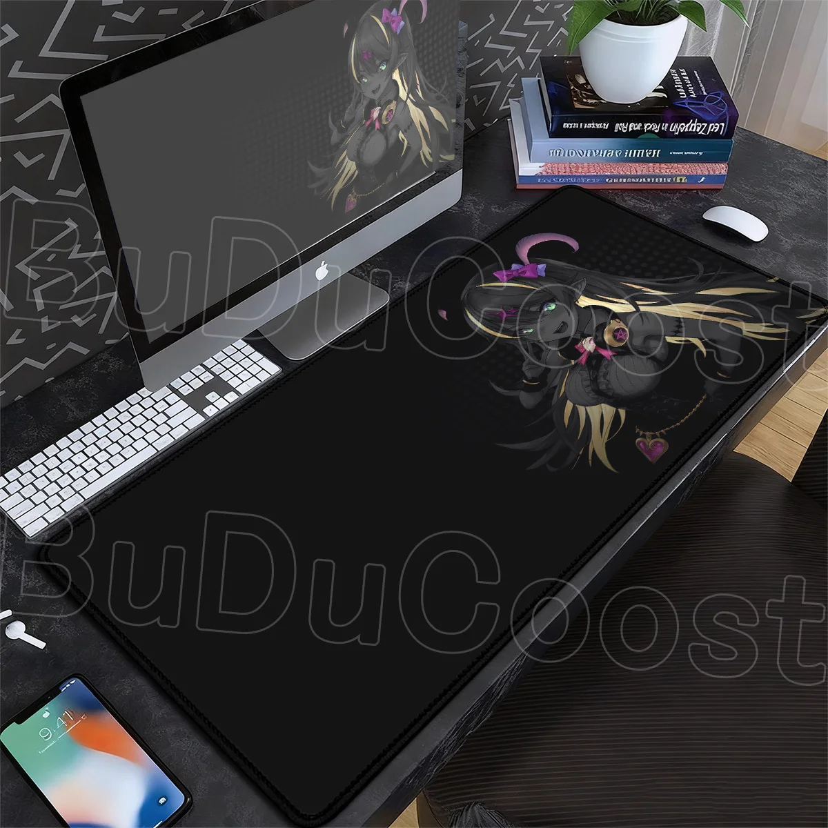 HD-Druck Hololive Koseki Bijou Anime-Mädchen Niedliches Mauspad Großes Notebook-Tastaturpad PC-Zubehör XXL Büroschrank-Mauspad – Detail 3
