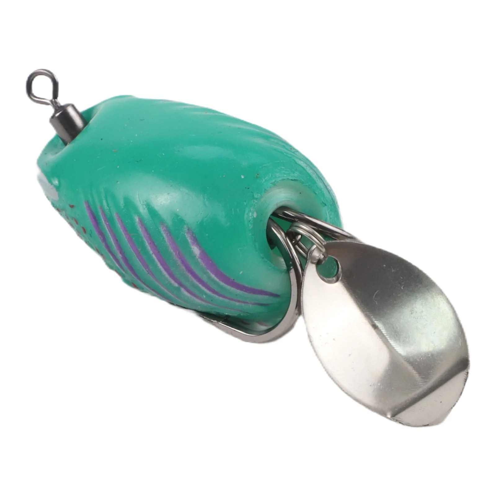 Attract Fish Easily Soft Frog Lure Fishing Lure Length 3.5cm Double Upgradated Hooks Multilayer Coating Technology