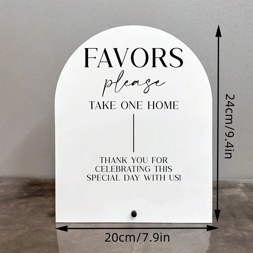 Favors acrylic sign Favors please take one home sign, Wedding favors sign, Wedding favors acrylic sign, Take one per couple sign