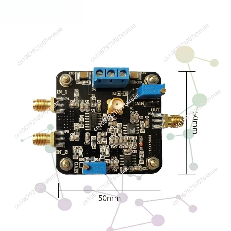 Automatic Gain Amplifier VCA821 Module AGC Electronic Competition Module 350M Bandwidth