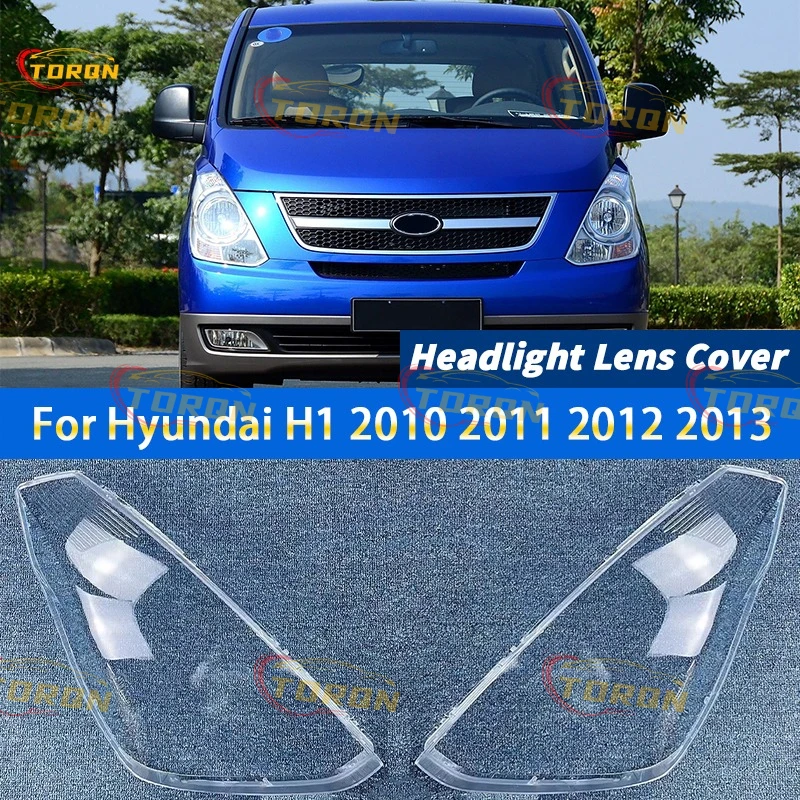 

For Hyundai H-1 2010 2011 2012 2013 Car Headlight Lens Cover Headlamp Shade dust cover for headlights car accessories automobil