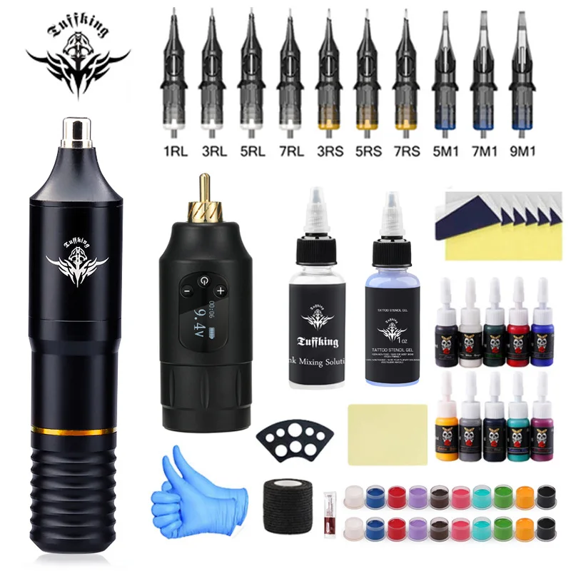 

Tattoo Pen Cartridge Wireless Tattoo Machine Kit Beginner Rotary Machine Type Machine Kit Complete Tattoo Kit Tattoo Supplies