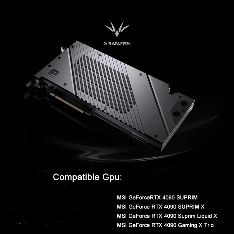 

Granzon GPU Block for MSI RTX 4090 Suprim X / RTX4090 GAMING X TRIO 24G Video Card Water Copper Radiator GBN-MS4090TRIO