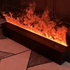 3D 가습기 기능 장착 전기 벽난로 2024 - 리얼한 불꽃 효과 (난방 기능 없음) / RGB LED 조명 / 초음파 가습 / 리모컨 조작 / 침실, 거실, 사무실 인테리어용 -  건조한 계절 필수 아이템 3