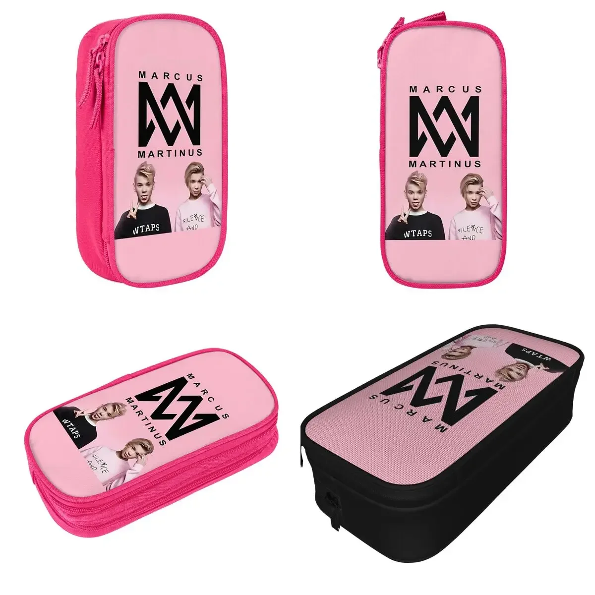 Pinky Marcus And Martinus Music Pencil Cases Pen Bag Student Large Storage School Supplies Gifts Pencilcases