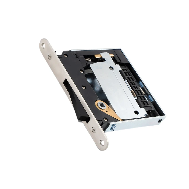 Fechadura de porta invisível sem alça, parede de fundo, dupla face, push-to-open, fechadura magnética interna, anti-bloqueio, fechadura escondida