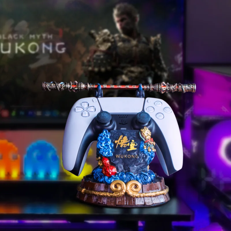

Anime WuKong Theme Game Controller Stand for PS5/PS4/XBox Gamepads Handle Bracket Cool Desktop Display Stand Gaming Accessories